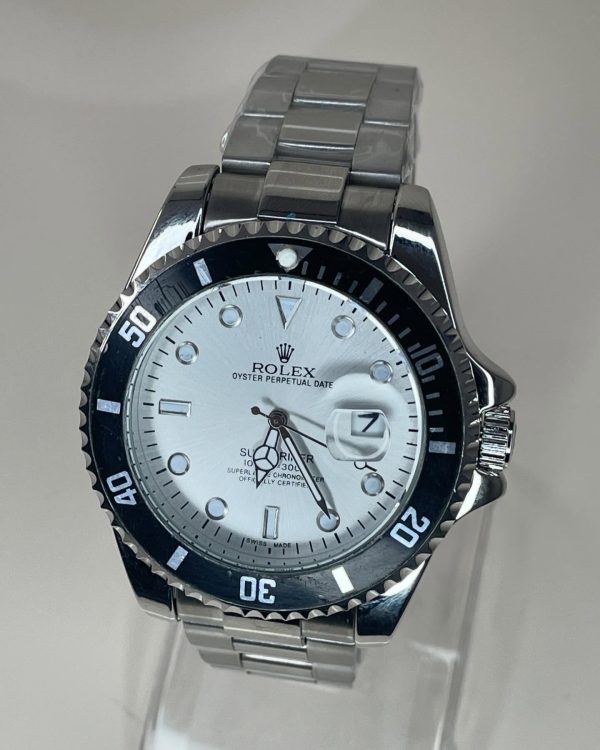 Rolex Men's Quartz Watch – Stainless Steel Strap | Formal Wristwatch