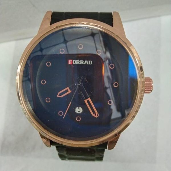 Forrad Men's Analog Watch – Stainless Steel Strap & Date Display – Durable Casual Wristwatch