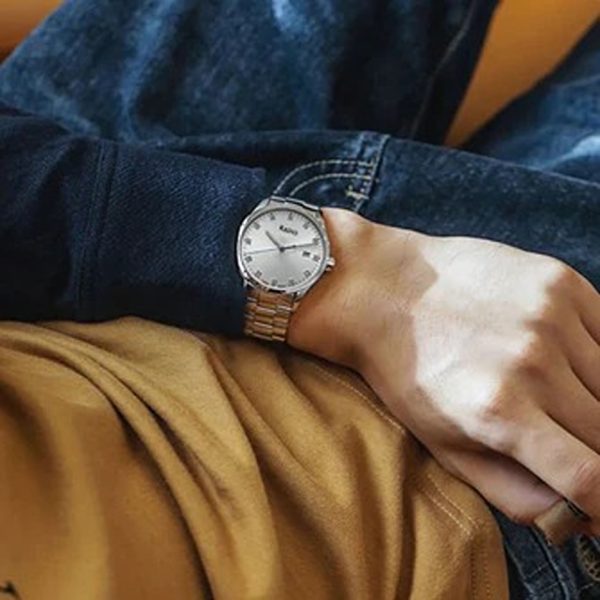 Rado Men’s Formal Stainless Steel Watch – Premium Quality with Gift Box