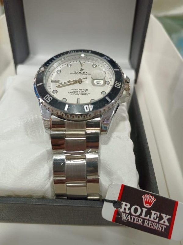 Rolex Men's Quartz Watch – Stainless Steel Strap | Formal Wristwatch